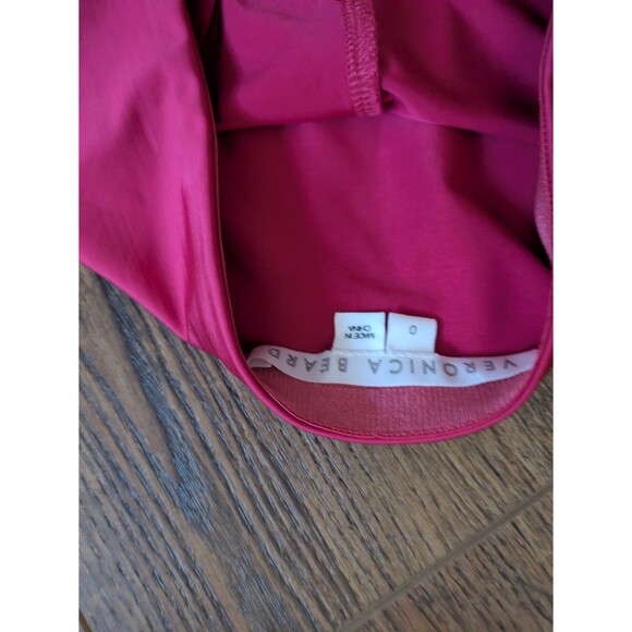 Veronica Beard Akeeva Top Fuchsia Pink Halter 0 EUC $348 - Picture 5 of 7